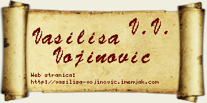 Vasilisa Vojinović vizit kartica